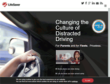 Tablet Screenshot of lifesaver-app.com